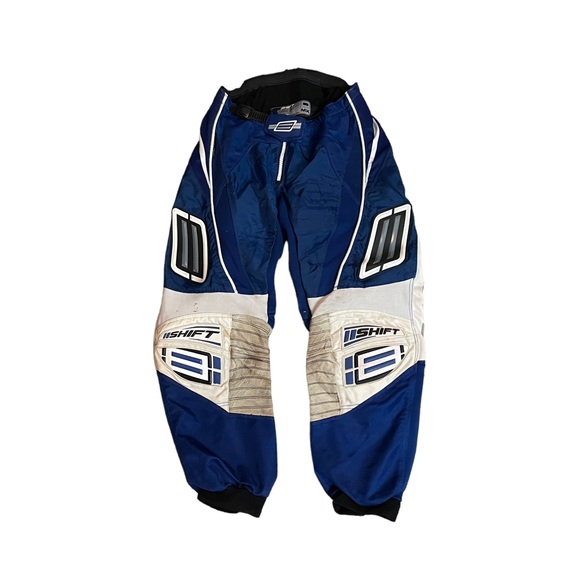 Shift Mx Motocross Pants 32 Blue Yamaha Y2K White ShiftMX Moto Dirtbike Quad - Picture 2 of 4